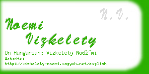 noemi vizkelety business card